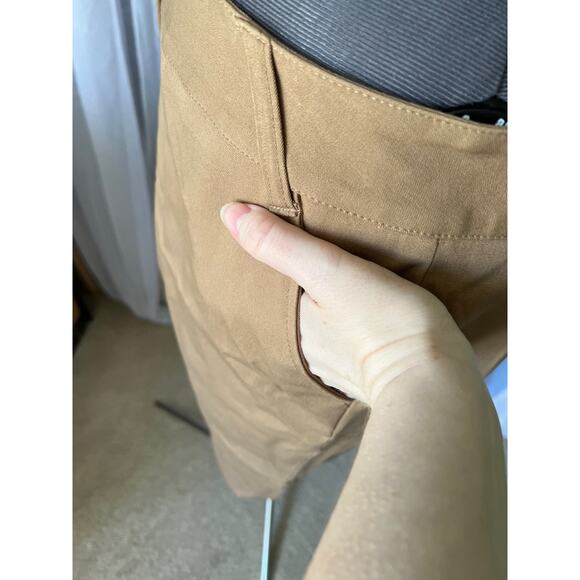 high waisted shorts tan - Picture 4 of 8